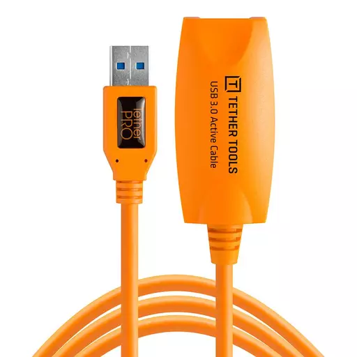 Tether Tools TetherPro USB 3.0 to USB Female Active Extension Cable Black or Orange