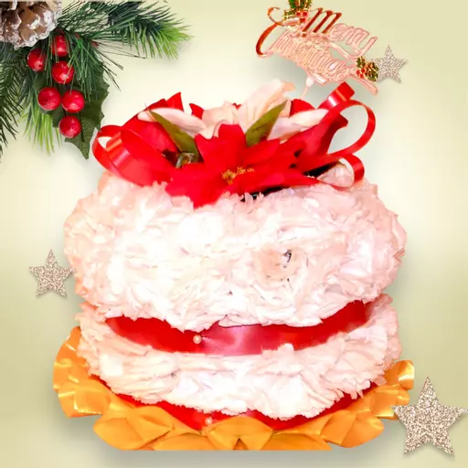 CHRISTMAS CAKE GRAVE TRIBUTE