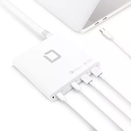 DICOTA D31893 mobile device charger Laptop, Smartphone, Tablet White Fast charging Indoor