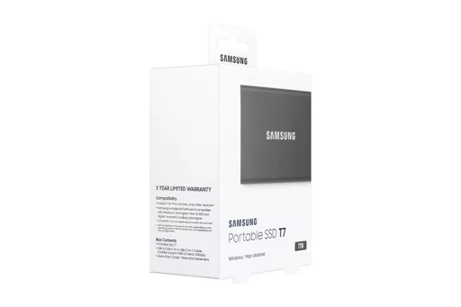 Samsung Portable SSD T7 1000 GB Grey