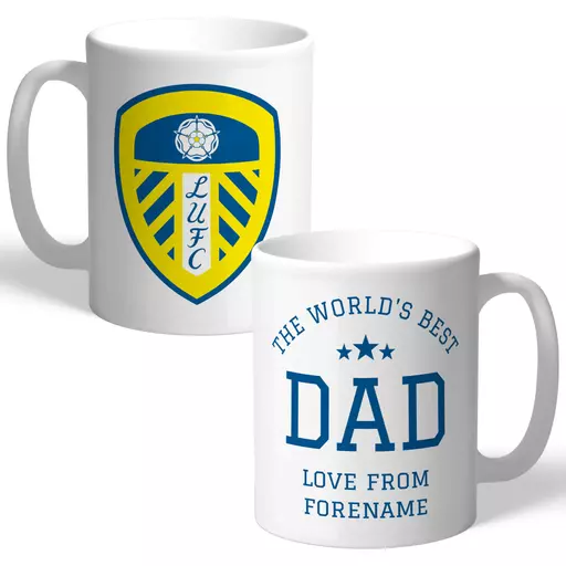Leeds United FC World's Best Dad Mug