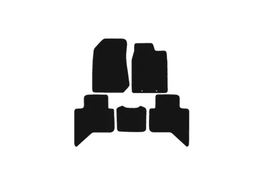 Isuzu D-Max 2012-2021 Tailored 3mm Rubber Mats