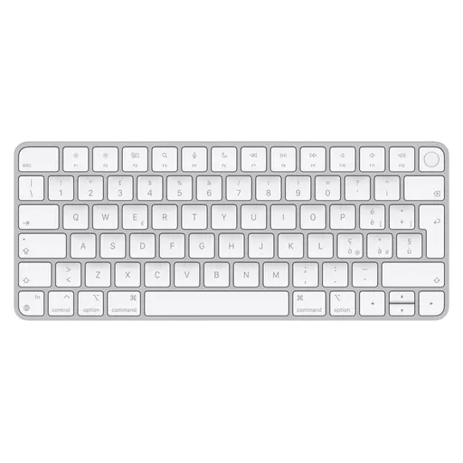 Apple Magic keyboard USB + Bluetooth Italian Aluminium, White