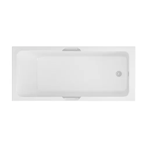 Portland 1800 x 700 x 440mm Single Ended (SE) Twin Grip (TG) Beauforte Bath - White