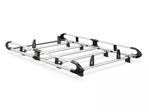 Ford Transit Connect 2014-2024 L1, H1 Twin Rear Doors - ULTI Rack+ (Aluminium) - 4 Bar Roof Rack