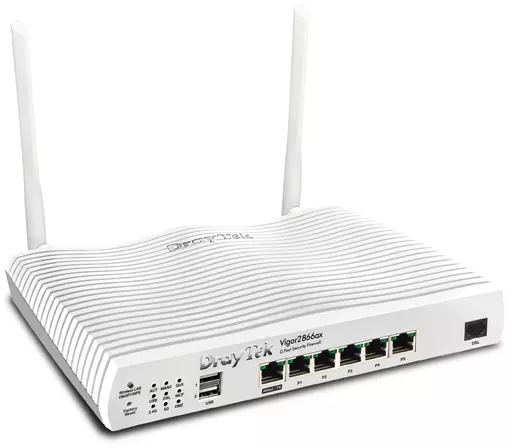 Draytek Vigor 2866ax wired router Gigabit Ethernet White