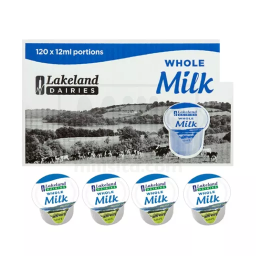 Lakeland Full-Fat Milk Pots Pk120