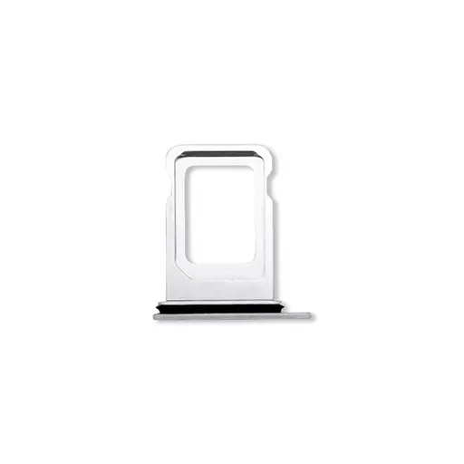 Single Sim Card Tray (White) (CERTIFIED) - For iPhone 12