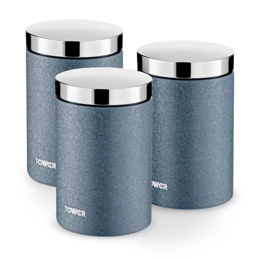 Ice Diamond Set of 3 Canisters
