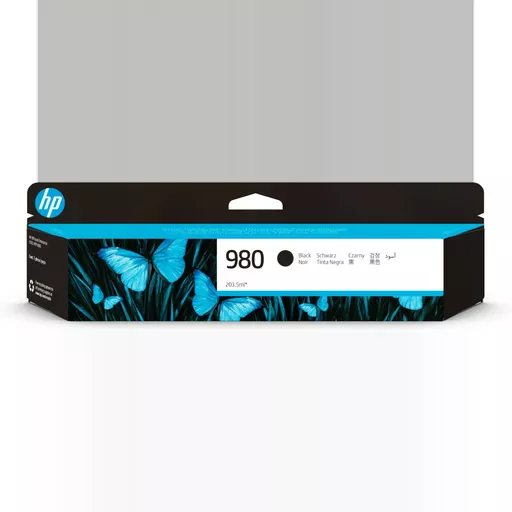 HP D8J10A/980 Ink cartridge black, 10K pages ISO/IEC 24711 203.5ml for HP OfficeJet X 555