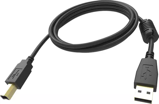 Vision TC 3MUSB/BL USB cable 3 m USB 2.0 USB A USB B Black