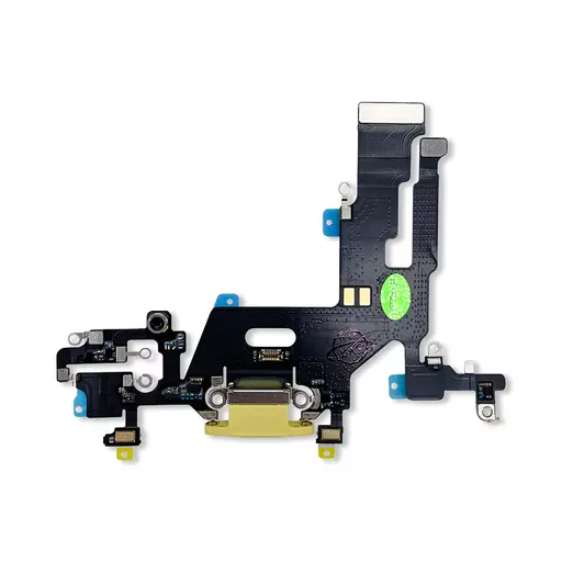 Charging Port Flex Cable (Yellow) (CERTIFIED - OEM) -  For iPhone 11