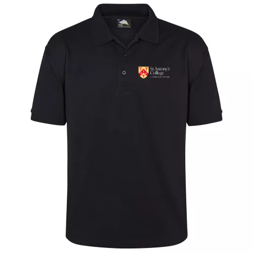 St Antony's College Mens Eagle Short Sleeve Polo Shirt