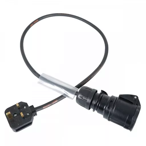 elumen8 13A UK Plug to 16A Female 1.5mm Cable 1m