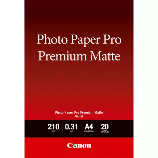 Canon PM-101 Premium Matte Photo Paper A4 - 20 Sheets