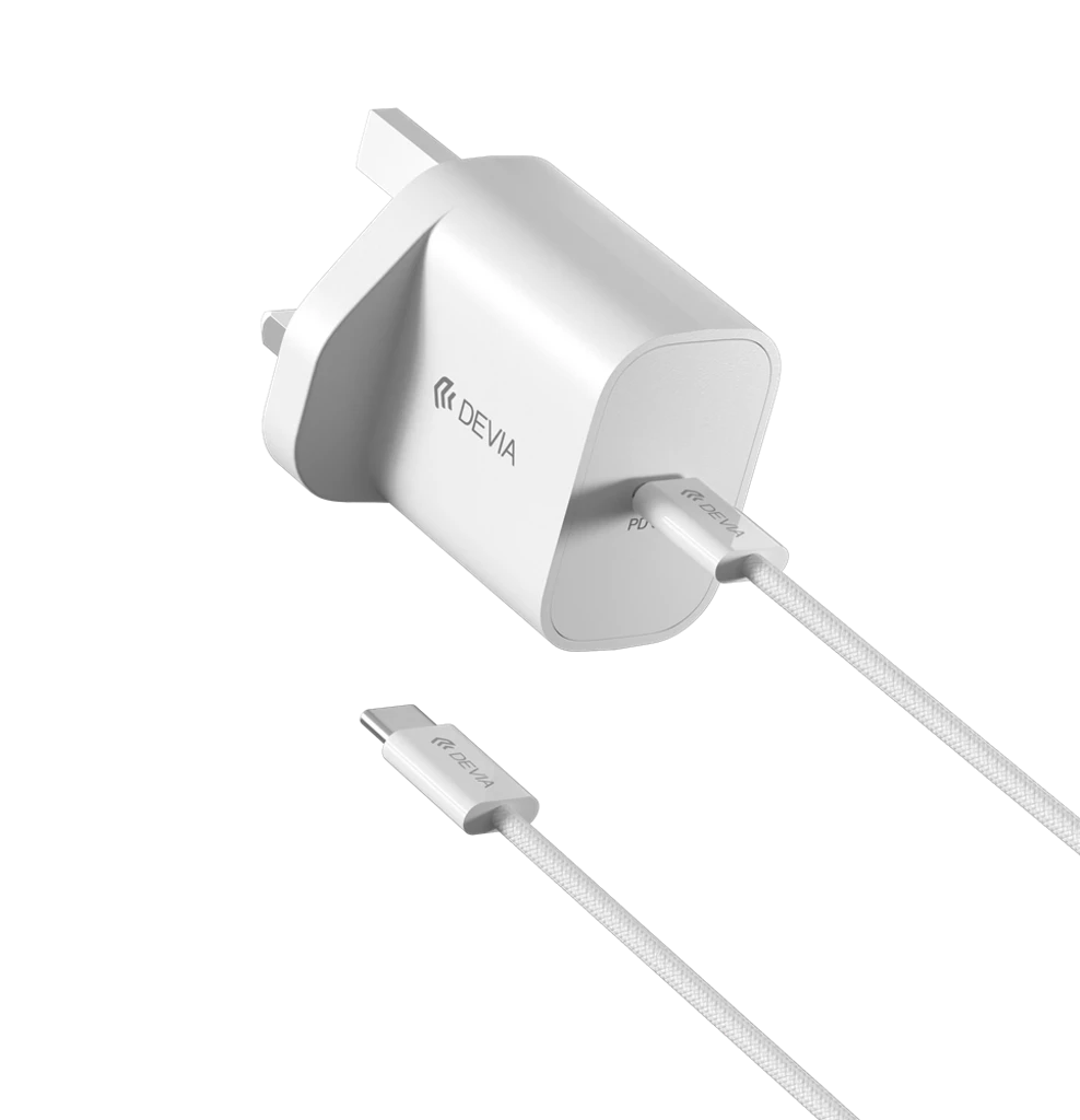 Devia 30W Charger Set C-C 1M Cable (Braided)