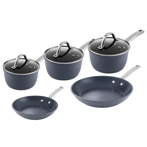 5 Piece Pan Set Ice Grey