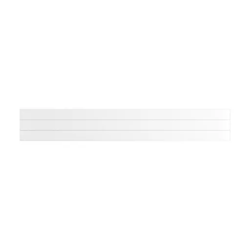 Flat Cover Plate with Lines 300 x 2000 Gloss White