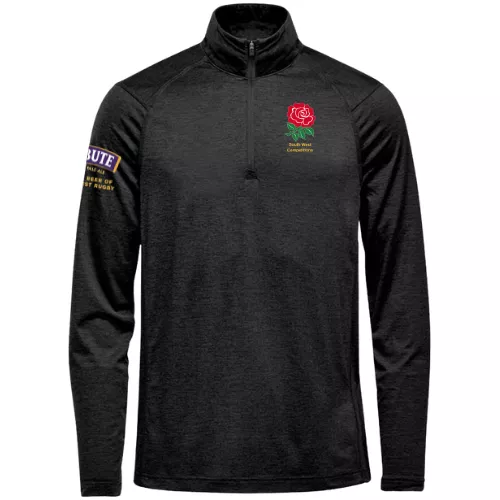 South West Competitions Milano Black Quarter Zip Pullover