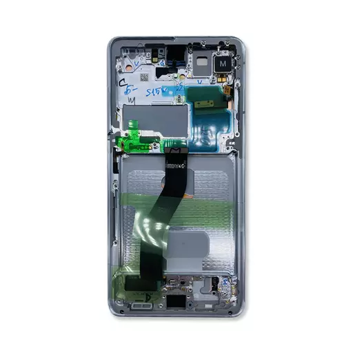 OLED Screen Assembly (Service Pack) (Phantom Silver) - Galaxy S21 Ultra 5G (G998) (No Camera)