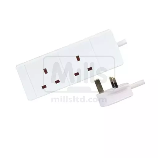 2 Way Extension Socket 240V 13A 5m Length
