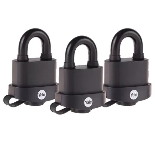 YALE Y222B 35mm High Security Trailer Padlock - Pack of 3