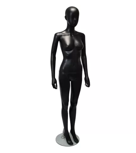 Capri Range - Abstract Female Matt Black Mannequin