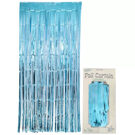 Door Curtain - Light Blue