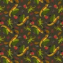 Forest Floor Display Textile