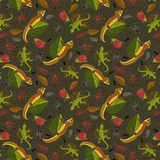 Forest Floor Display Textile