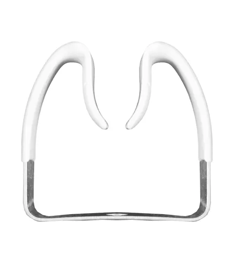 Broom Holder - White Vinyl Cover