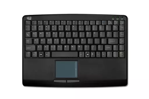 Adesso SlimTouch 410 - Mini Touchpad Keyboard (Black, USB)