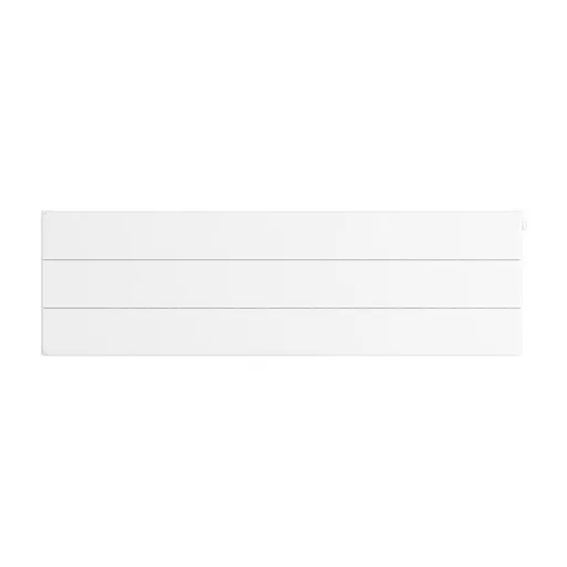 Flat Cover Plate with Lines 300 x 1000 Gloss White