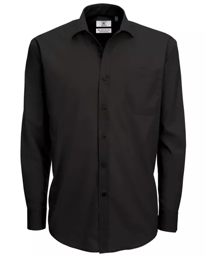 Men's Smart Long Sleeve Poplin Shirt