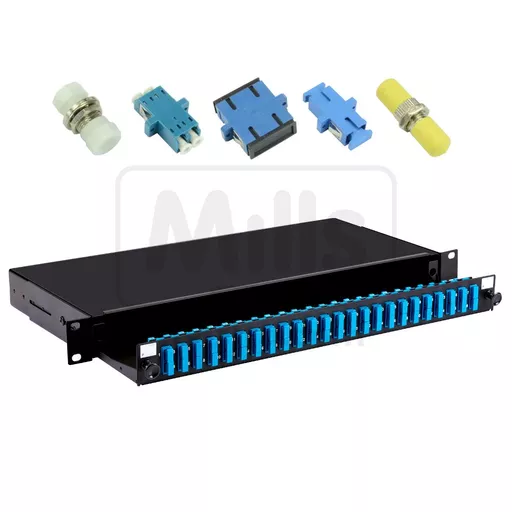 Fusion Fibre Sliding Patch Panel Pre-Loaded - Singlemode