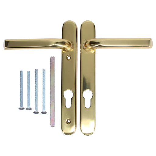 ASEC 92 Lever/Lever UPVC Furniture - 220mm Backplate