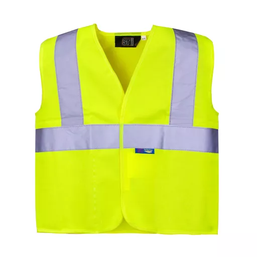 Supertouch Hi Vis Yellow Junior Vest