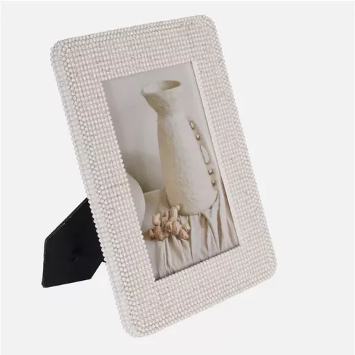 -Textured Cream Photo Frame, 13x18cm