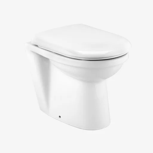 Kompact Back To Wall WC Pan - White