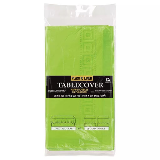 Kiwi Green Paper Tablecover