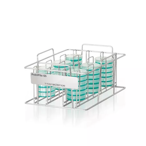 Storage racks for stacking 36 Petri, PetriPile 65,  Each