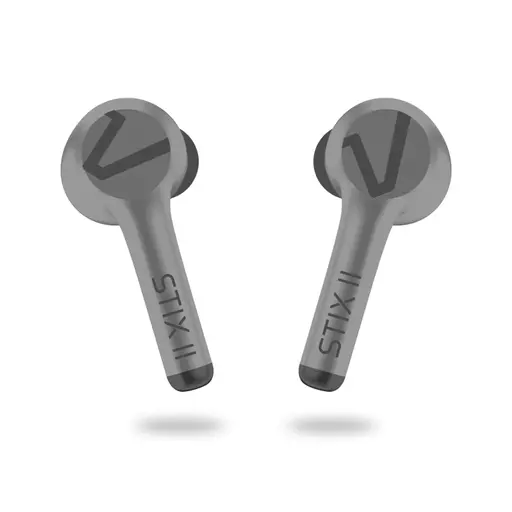 Veho STIX II True Wireless Earphones – Platinum Grey