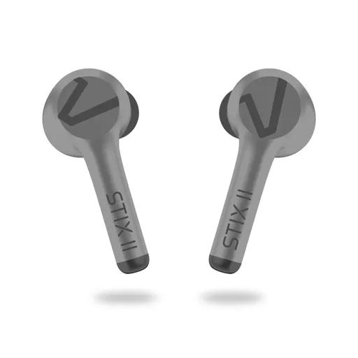 Veho STIX II True Wireless Earphones – Platinum Grey