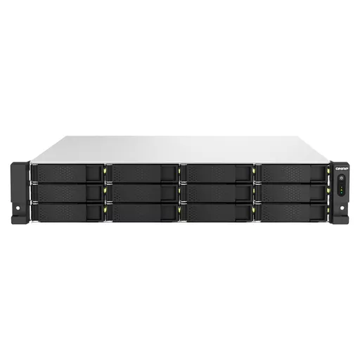 QNAP TS-h1887XU-RP NAS Rack (2U) Intel Xeon E E-2334 16 GB DDR4 QuTS hero Black, White