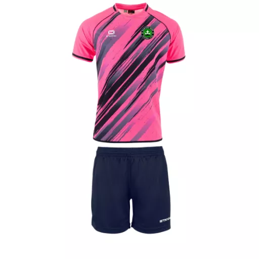 WantageTownFootballClub_Womens_GoalKeeperBladeShirt&ClubProShort_NeonPinkNavyNavy_Front.png