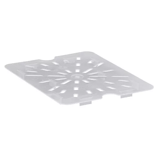1/2 TRANSLUCENT GN DRAIN SHELF POLYPROPYLENE CAMBRO