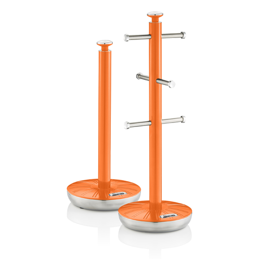Swan Orange Retro Towel Pole And Mug Set