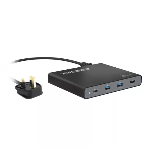 j5create JCDP392-FN interface hub USB 3.2 Gen 1 (3.1 Gen 1) Type-C 5000 Mbit/s Black
