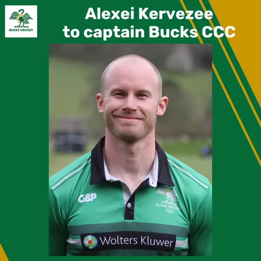 Alexei Kervezee to captain Bucks CCC.png