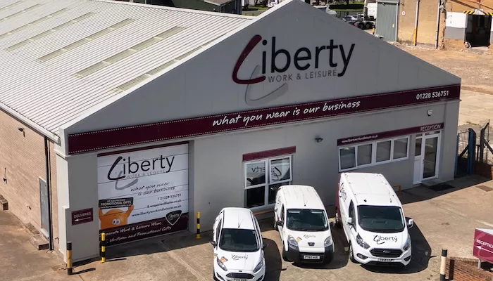 Feature Image of the Liberty Workwear warehouse